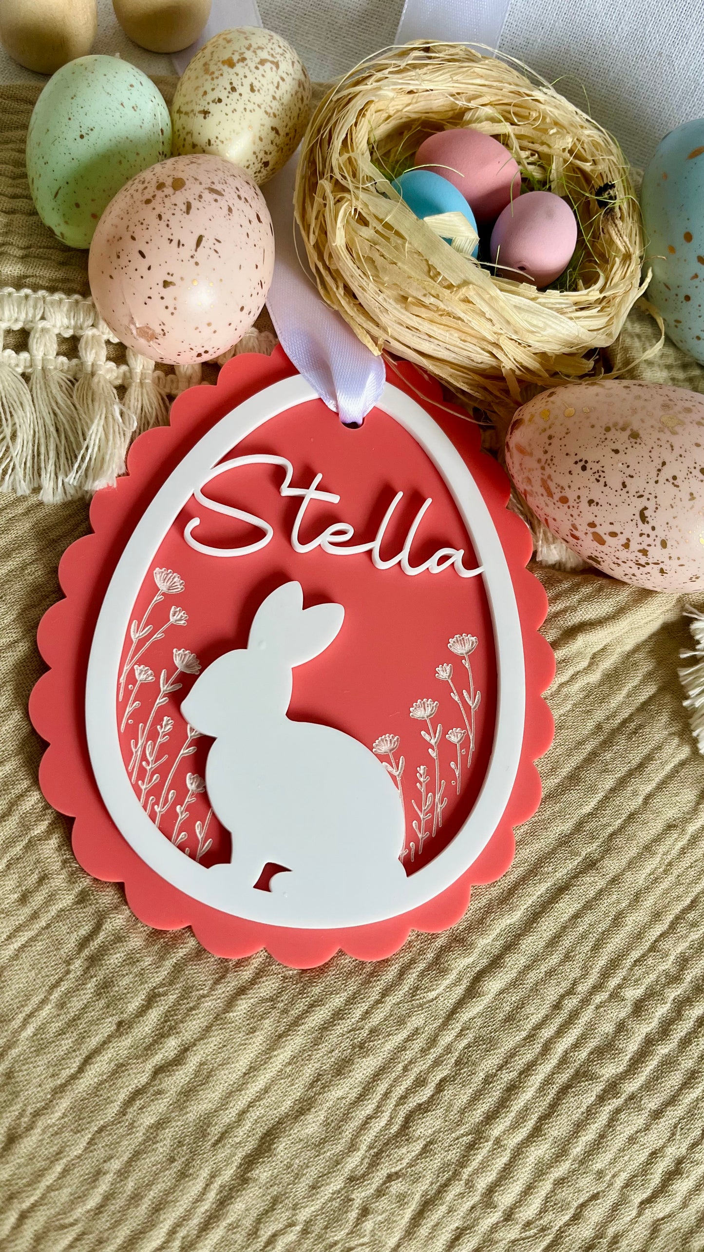 Engraved personalised tag