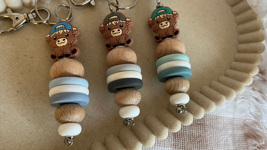 Highlander cap keychain