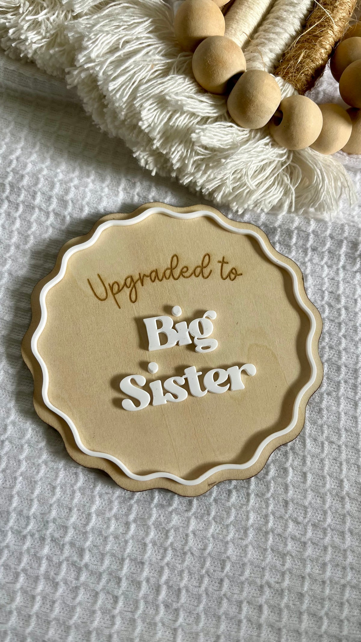 Promoted to big brother/ sister pregnancy announcement