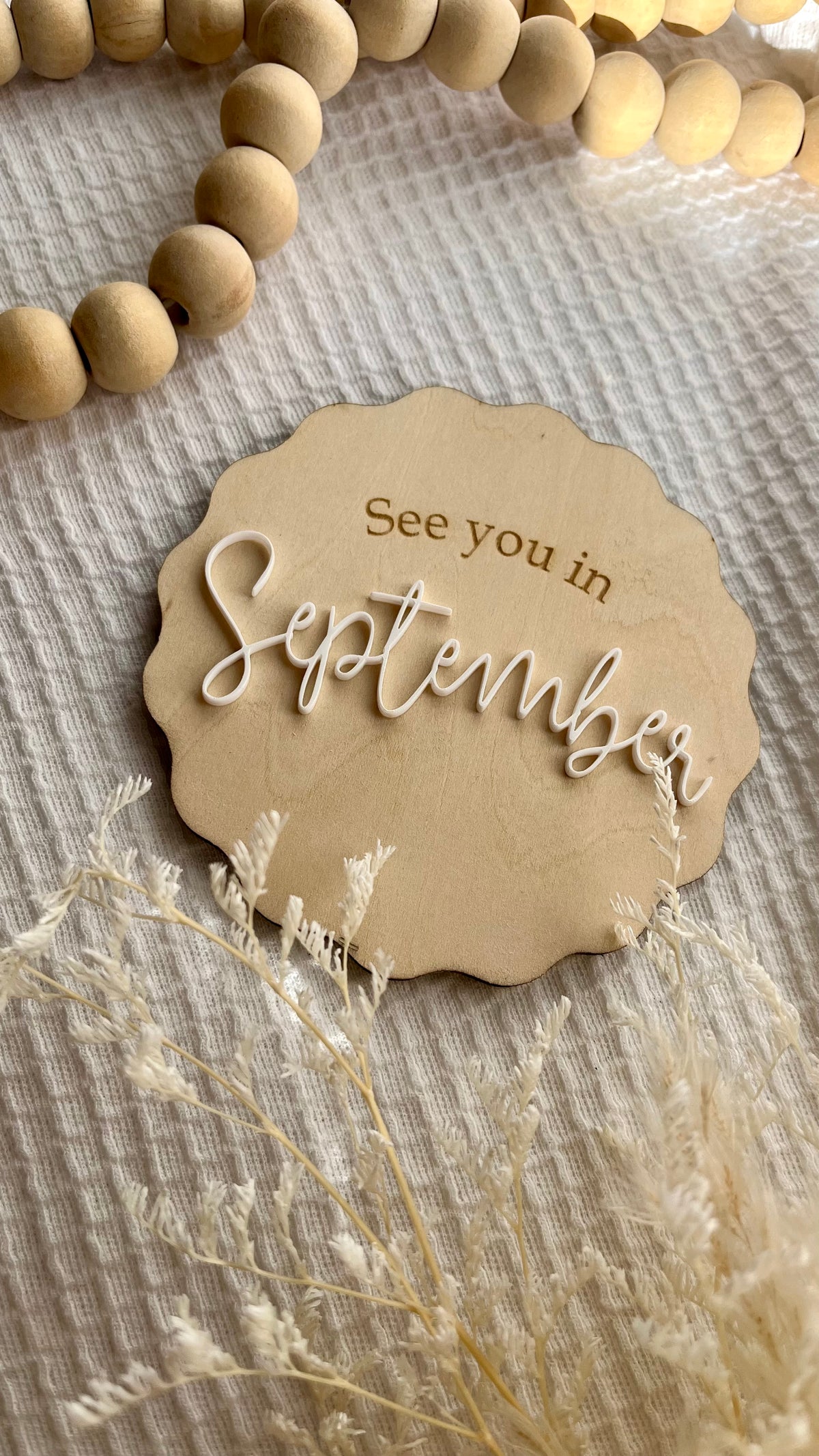 See you in… pregnancy announcement