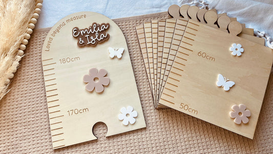 Flower theme growth chart