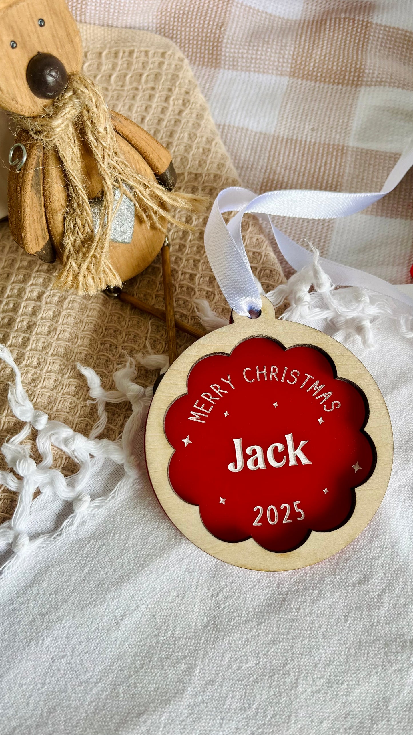 'Jack' paint filled bauble