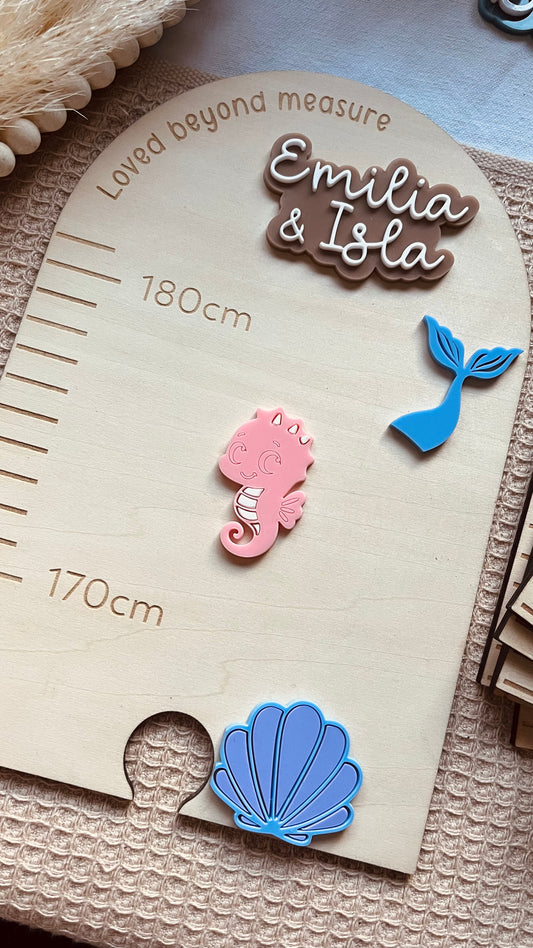 Mermaid theme growth chart
