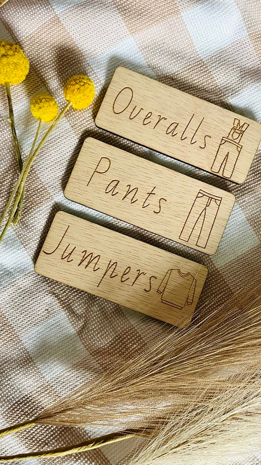 Ply storage labels