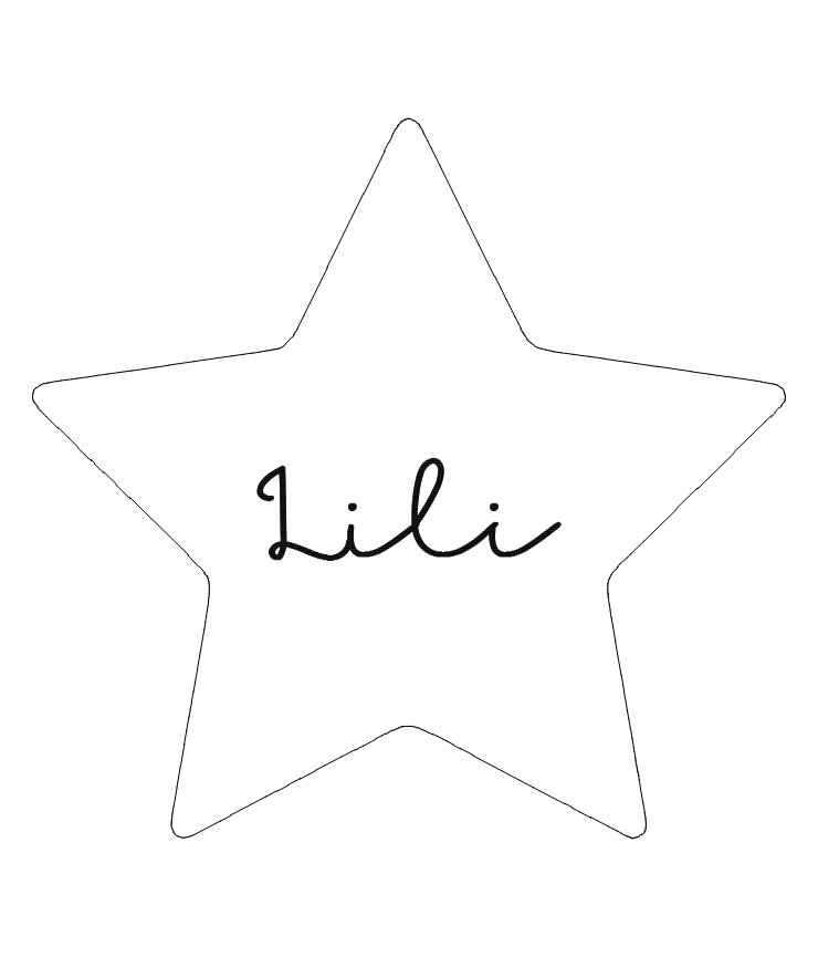 Gold star bauble