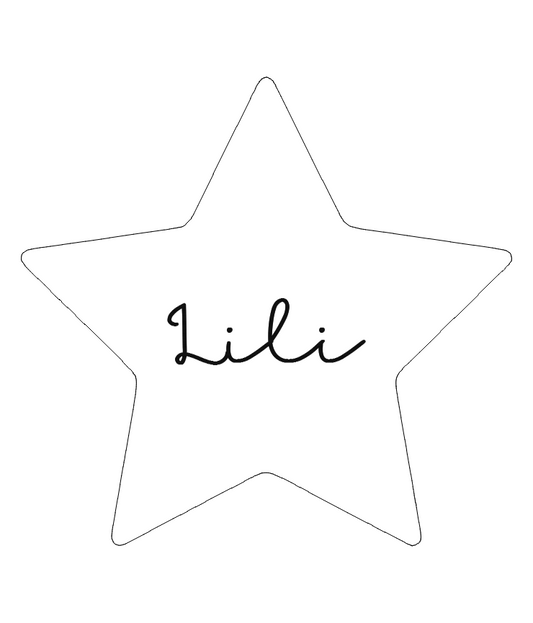 Gold star bauble