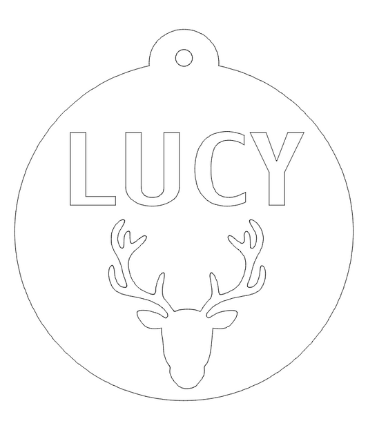Lucy ply tree bauble