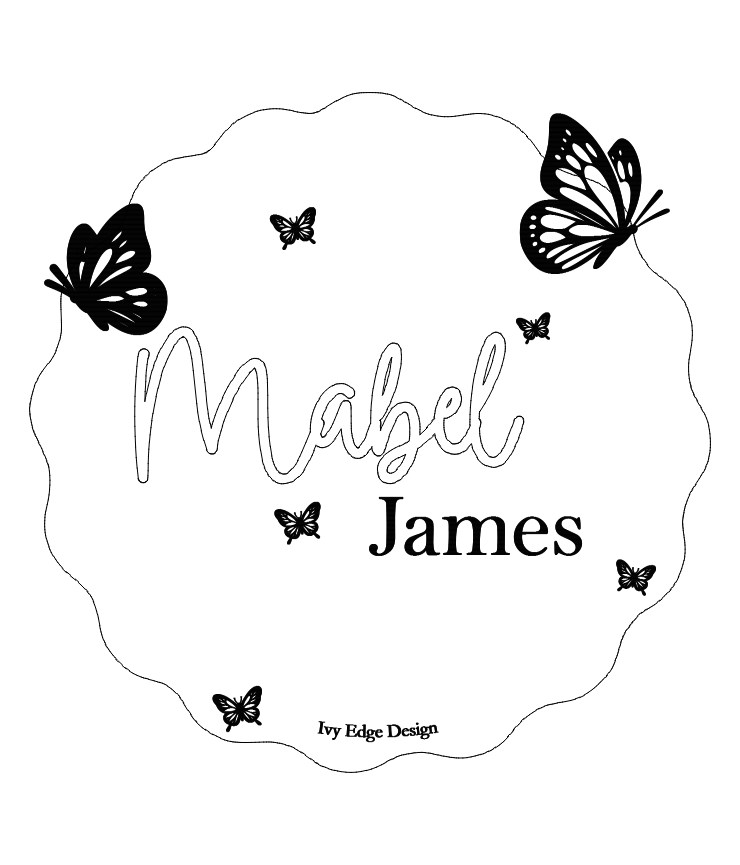 Daisy flower birth announcement plaque
