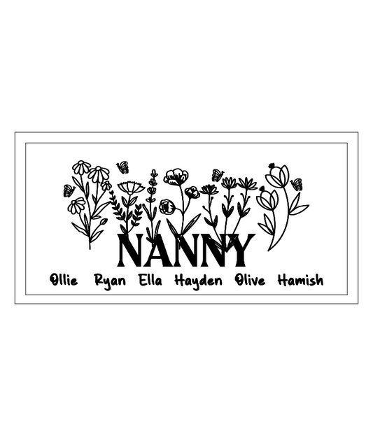 Wildflower plaque