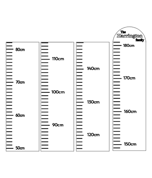 Plain narrow growth chart