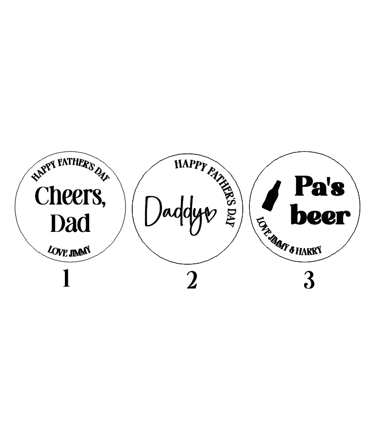 Round bottle opener