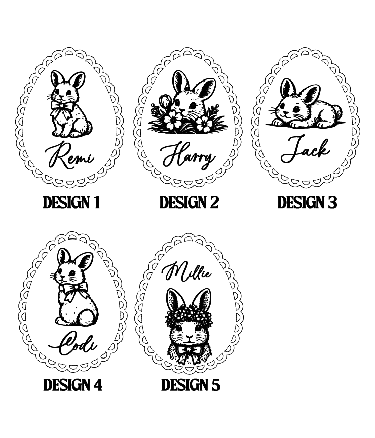 Easter basket tags