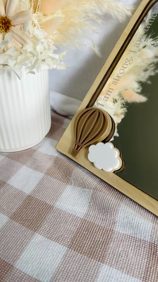 Affirmation mirror- balloon theme